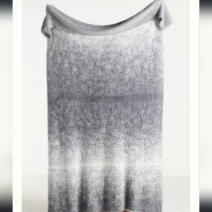 Anthropologie Renata Cozy Eyelash Throw Blanket - grey